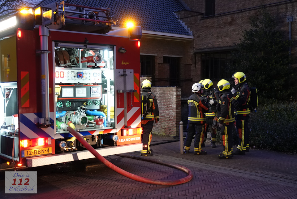 Rookontwikkeling in gemeentehuis Katwijk